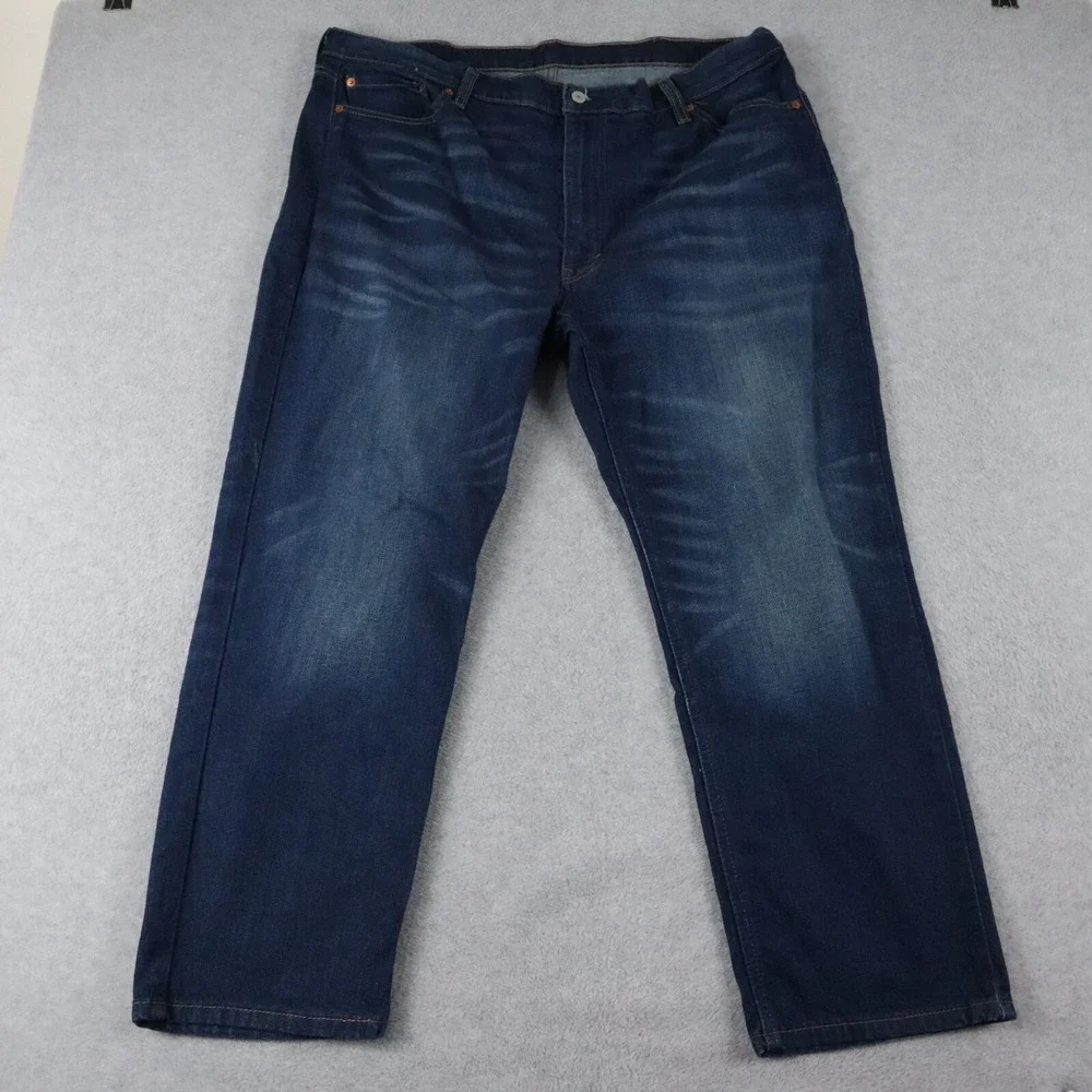 Levi's 541 Jeans‎ Mens 42x30 Athletic Taper 5-Pocket Denim Dark Blue